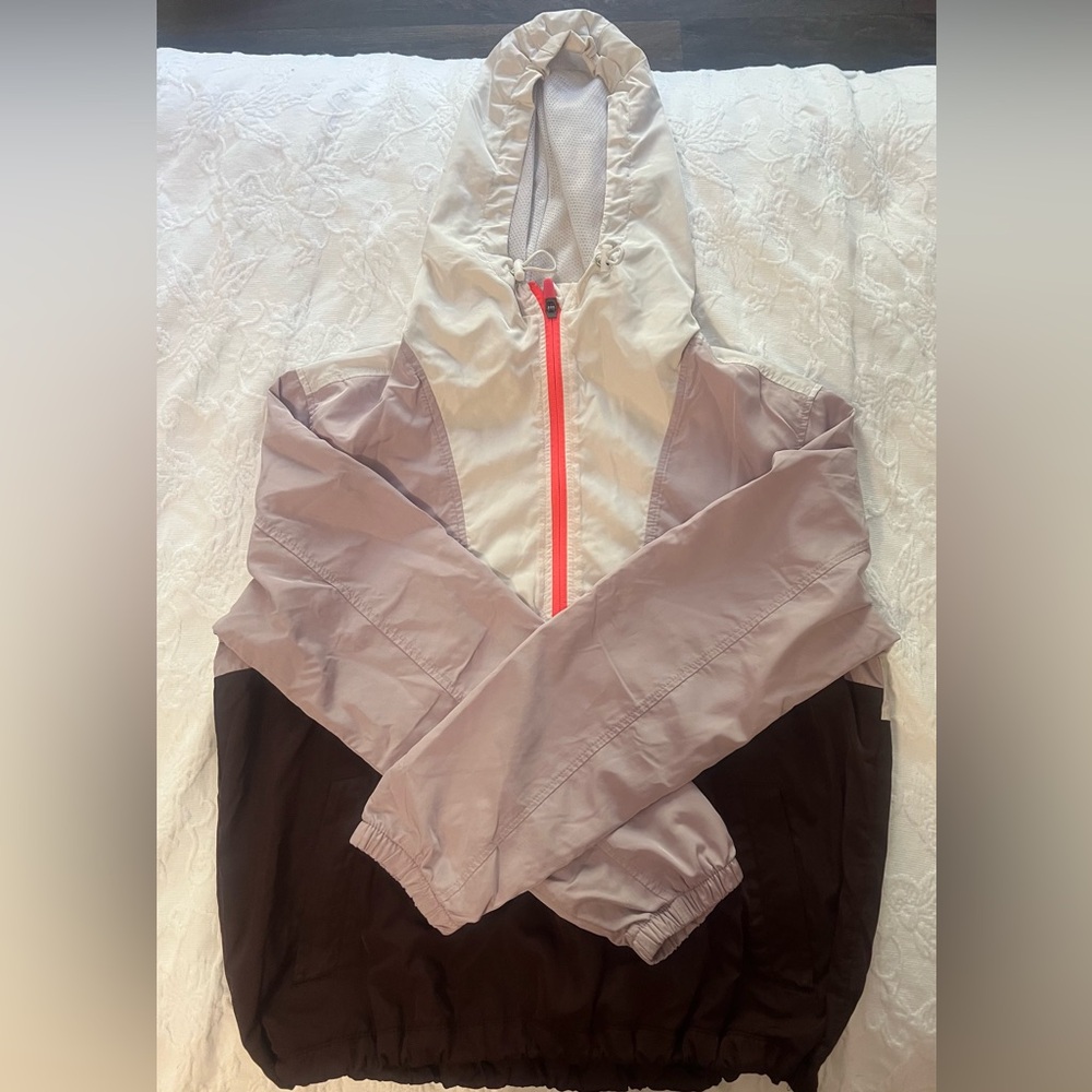 Old Navy Women's Hooded Ski Jacket - Cream, Pink, Brown